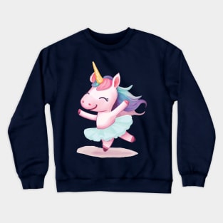 Unicorn Ballerina Crewneck Sweatshirt